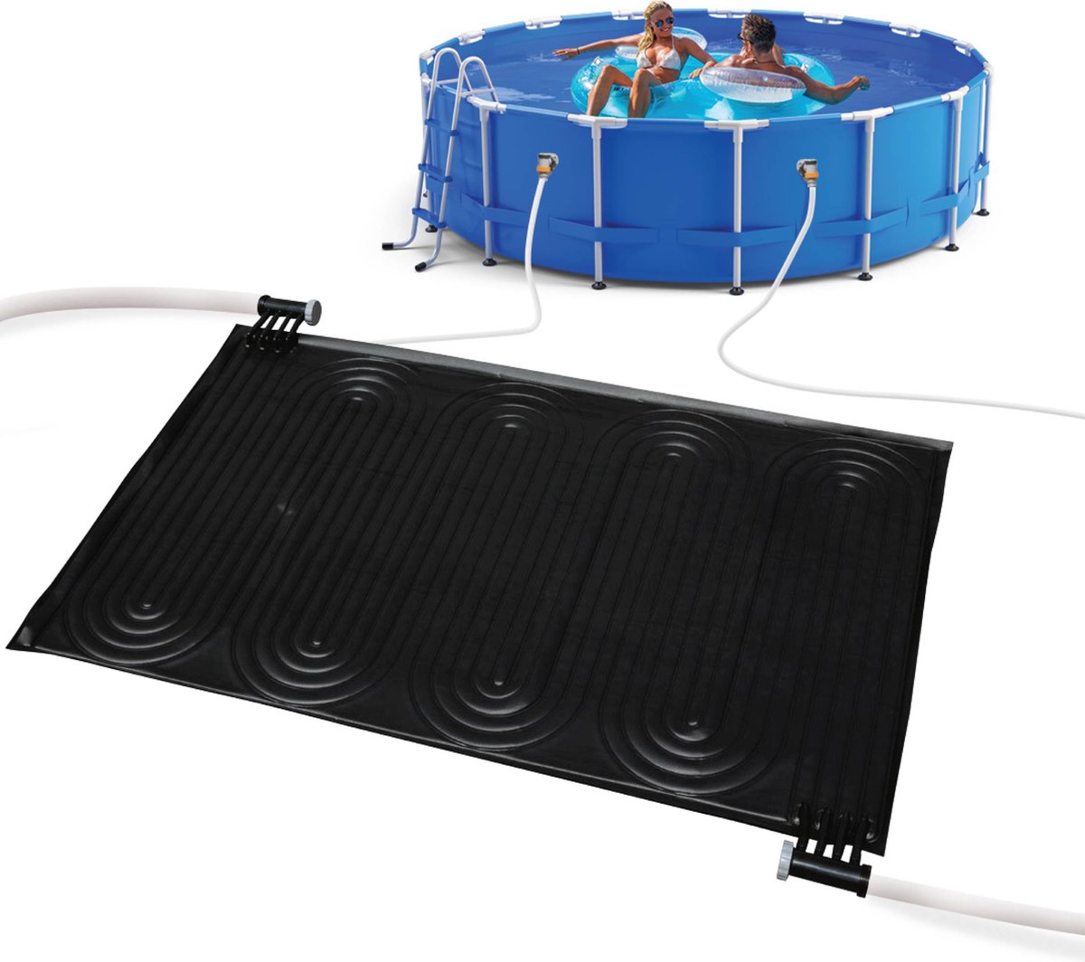 Starie® Luxe Solar Zwembadverwarming - Zonnepaneel Verwarmer - Pool Heater - Zwembad Verwarming Zonne energie