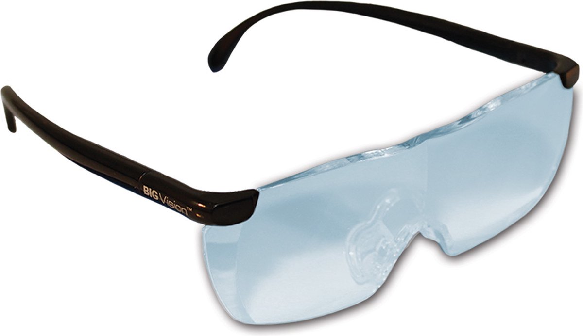 Ontel Big Vision Glasses – 160% vergrotende bril – vergrootglasbril - leesbril – hobbybril – unisex bril - werkbril
