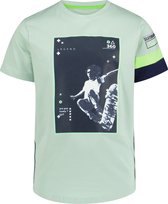 4PRESIDENT T-shirt jongens - Light Green - Maat 140