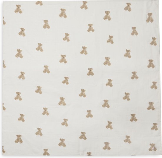 Jollein Hydrofiele Doek Large 115x115cm Teddy Bear- 2 Stuks van Jollein — afbeelding 5