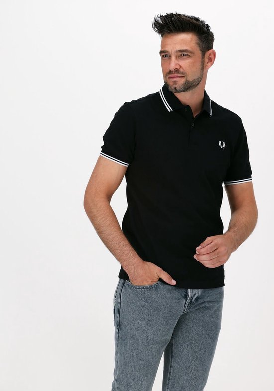 Fred Perry Polo Twin Tipped Black - XS