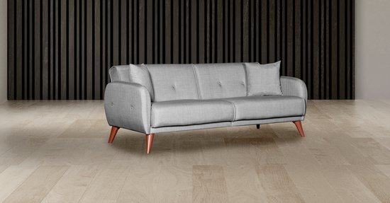 Springcrest® Sofabed Roma - Zilvergrijs - 200x80x77 cm