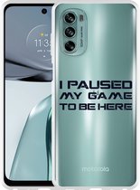 Motorola Moto G62 5G Hoesje Paused Games - Designed by Cazy