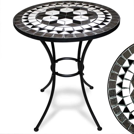 Mozaïek Bistrotafel Oriental - 60 cm - Rond - Metaal - Weerbestendig Mozaïek Bistrotafel Oriental - 60 cm - Rond - Metaal - Weerbestendig