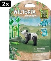 2x PLAYMOBIL Wiltopia Panda - 71060