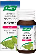 A.Vogel Dormeasan Citroenmelisse Nachtrust sterk tabletten - Passiebloem en Citroenmelisse helpen om lekker te slapen.* - 30 st
