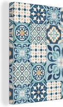 OneMillionCanvasses - Peinture sur toile - Chemin de cuisine - Motifs - Fleurs - Feuilles - Décoration - Toile - Salon - 120x180 cm - Peintures sur toile - Décoration murale