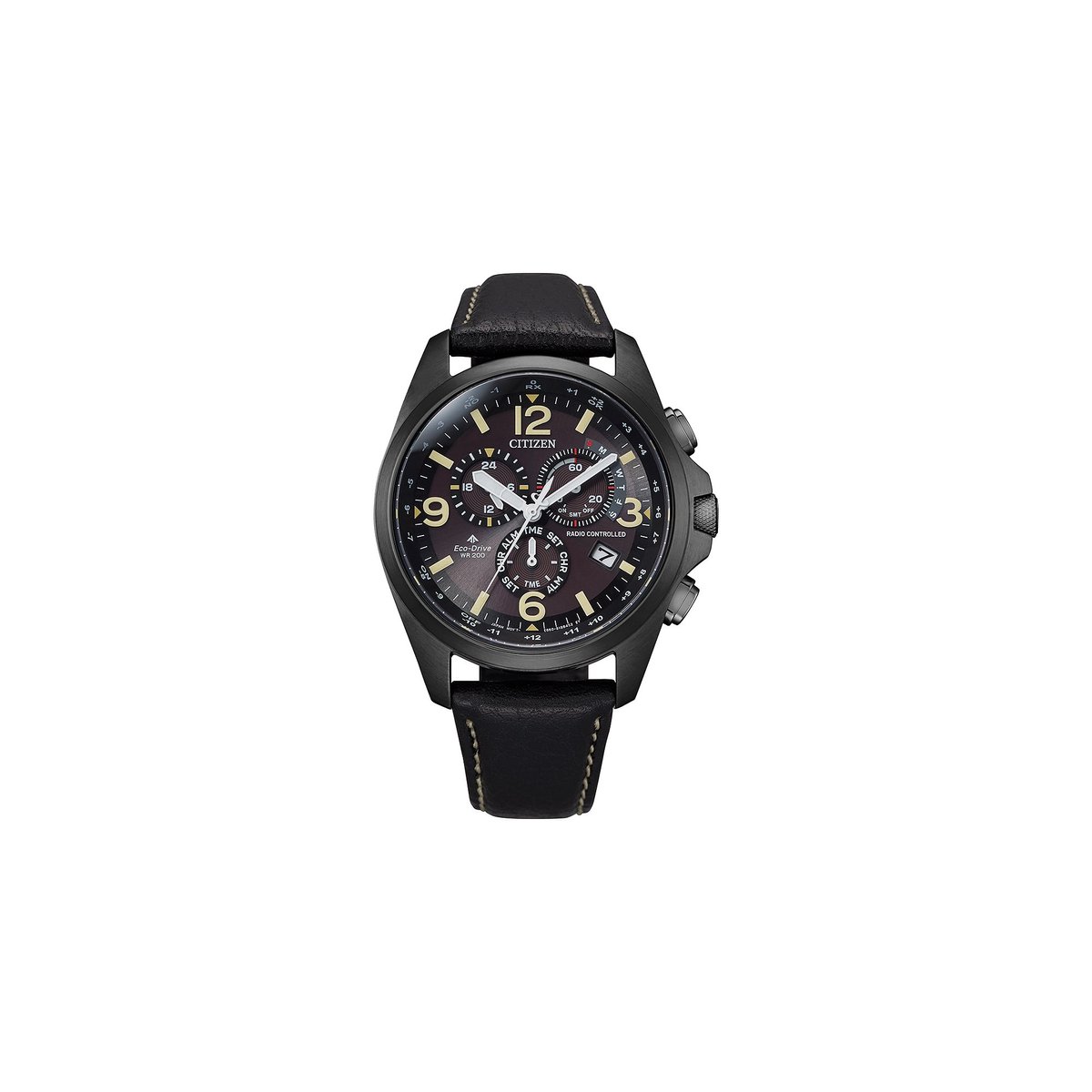 Citizen Promaster Sky CB5925-15E Horloge - Leer - Zwart - Ø 42 mm