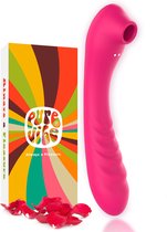 PureVibe® Vibrating Air-Pulse Massager 2-in-1 Clitoris & G-spot Vibrator  - Luchtdruk Vibrators voor Vrouwen - Verwarmd