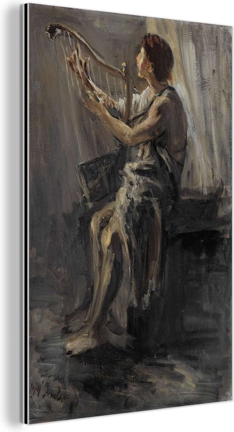 David - Peinture de Jozef Israëls Aluminium 80x120 cm - Tirage photo sur Aluminium (décoration murale métal)