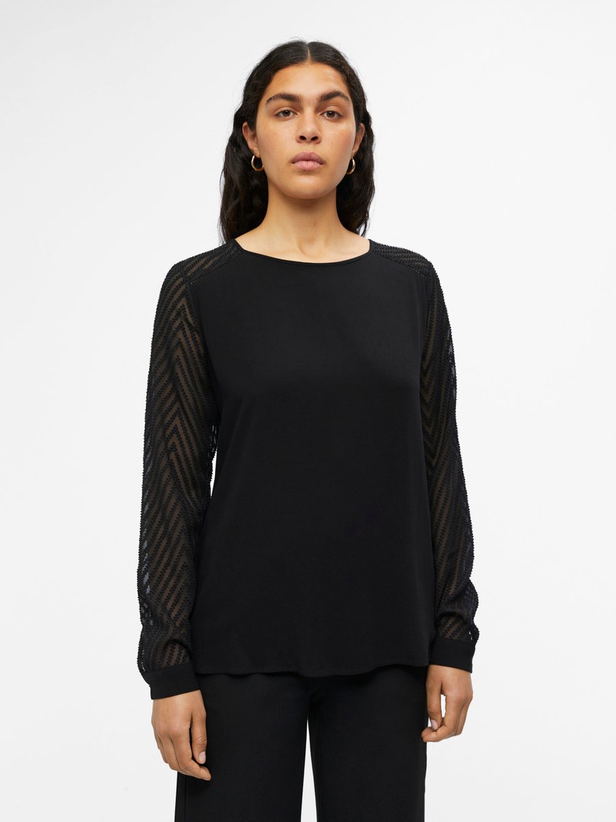 OBJECT OBJZOE L/S TOP NOOS Dames - Maat 34