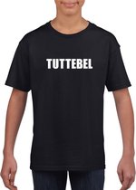 Tuttebel tekst t-shirt zwart meisjes 158/164