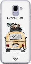 Coque Samsung Galaxy J6 (2018) - Let's get lost - Coque souple - Multi - Coque en Siliconen pour téléphone - Texte - Casimoda