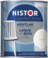 Histor Perfect Finish Houtlak Zijdeglans - Krasvast & Slijtvast - Dekkend - 0.75L - RAL 9001 - Cremewit