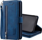 Book Case Apple iPhone 14 Pro - Lederen Telefoonhoesje - Wallet - Blauw