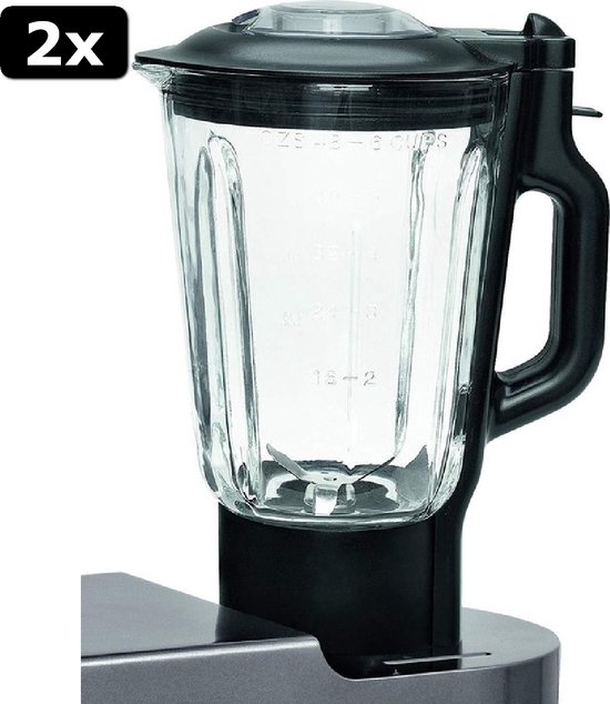 KB ELEMENTS 4-in-1 keukenmachine, multifunctionele keukenmachine, 2500 W, met vleesmolen, met pastaset, timer, digitale bediening, 1,5 l sapcentrifuge, groentesnijder, kneedmachine, roestvrij staal
