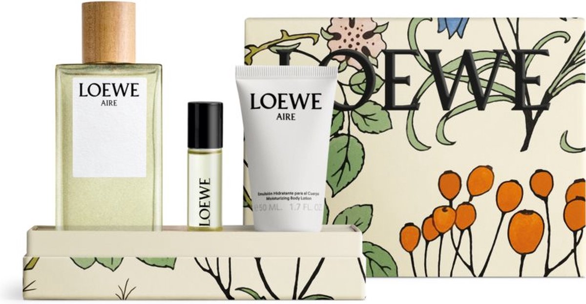 Parfumset voor Uniseks Loewe Aire (3 pcs)