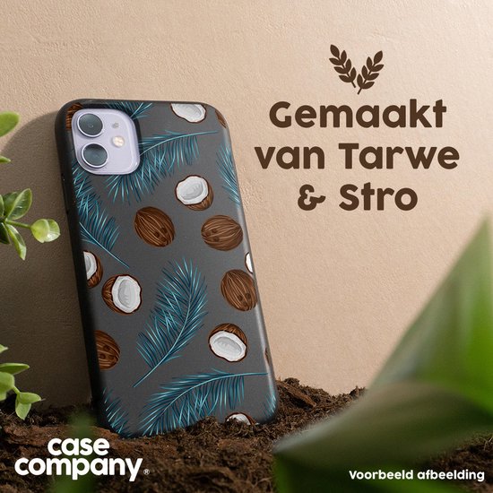 Case Company® - Coque pour iPhone 14 - Noix de coco - Coque de téléphone biodégradable - Tous les côtés et Protection des bords de l'écran