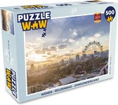 Puzzel Wenen - Reuzenrad - Zonsondergang - Legpuzzel - Puzzel 500 stukjes