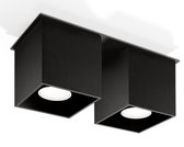 Trend24 Plafond Quad 2 - GU10 - Zwart