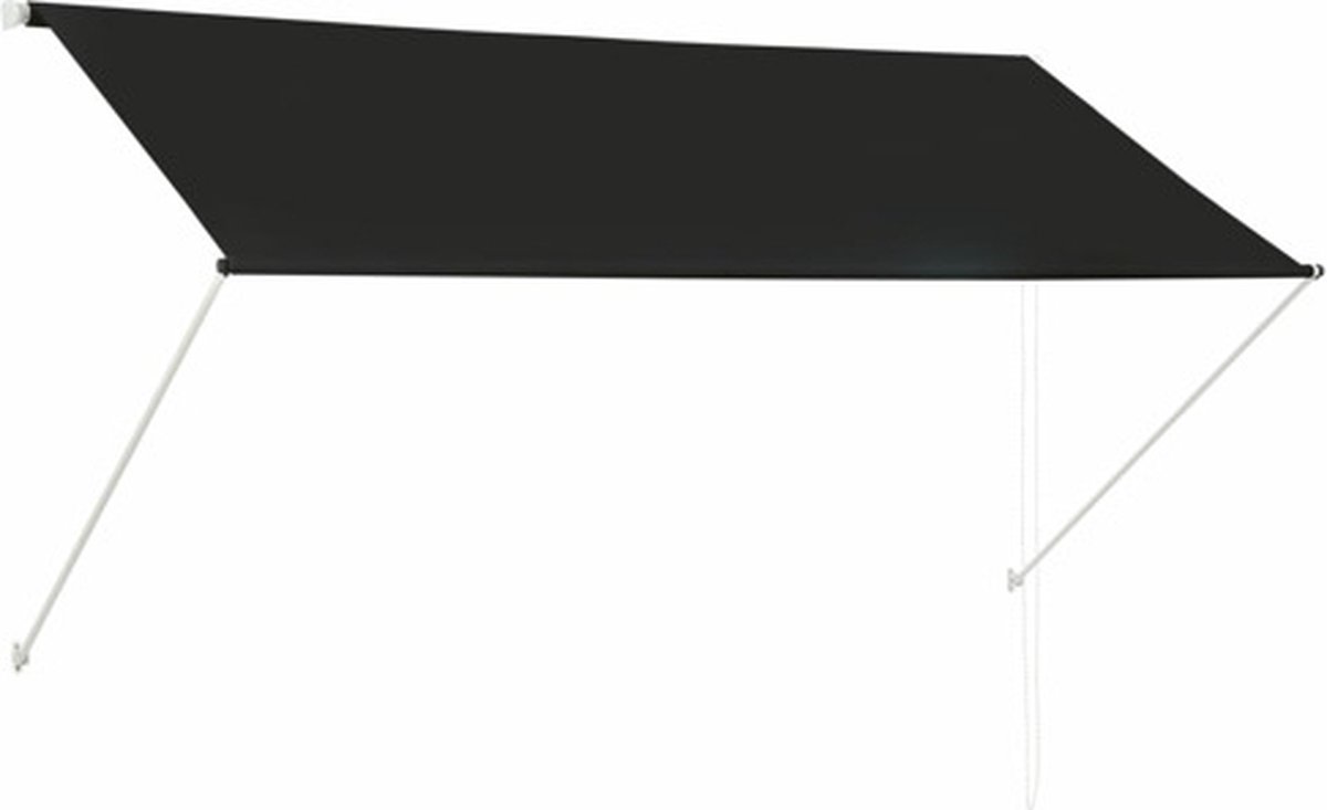 Bol.com vidaXL - Luifel - uittrekbaar - 250x150 - cm - antraciet aanbieding