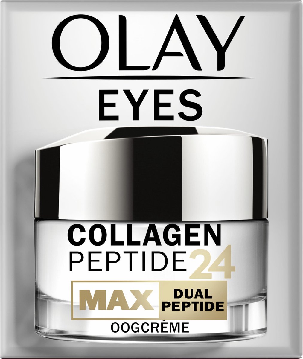 Olay Collageenpeptide 24 Max - Oogcrème - Met Collageenpeptide & Niacinamide -Parfumvrij - 15ml - Olay