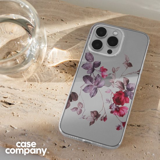 Case Company® - Coque iPhone 12 Pro Max - Belles fleurs - Coque souple pour téléphone - Protection sur tous les côtés et bord d'écran