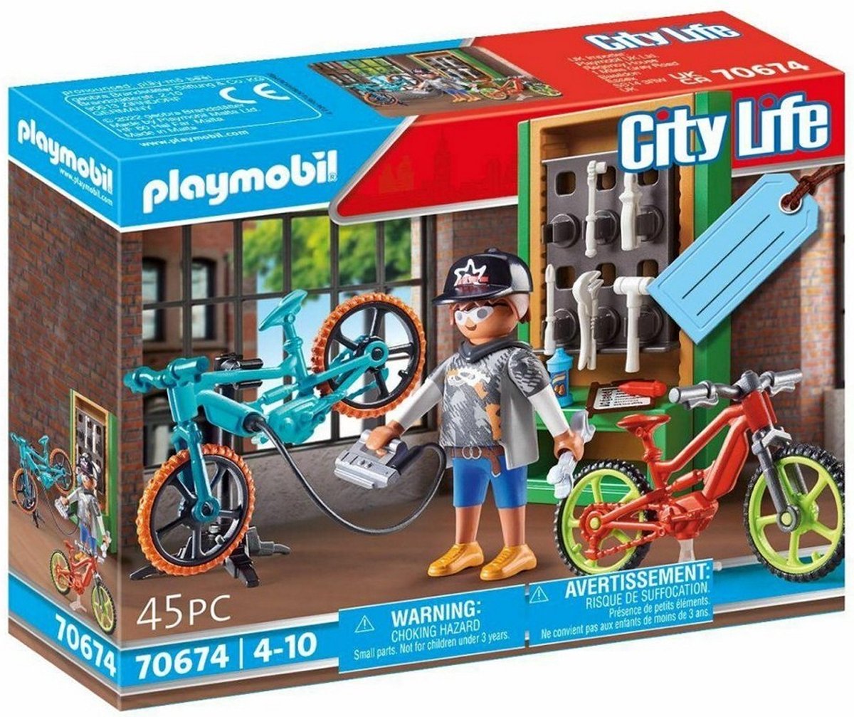 Playmobil 70674 Set Cadeau Atelier E-Bike