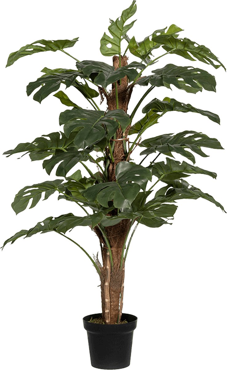 Pottery Pots Kunstplant - Monstera Pertusum L - H140cm - Indoor - Green Groen