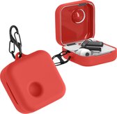 kwmobile Hoes geschikt voor Nothing Ear (1) - Siliconen cover voor oordopjes in rood