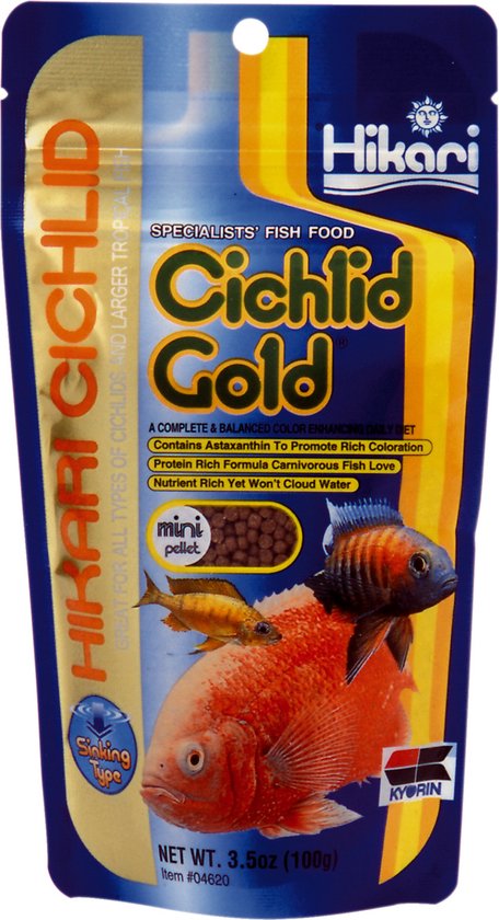 Foto: Hikari cichlid gold mini zinkend