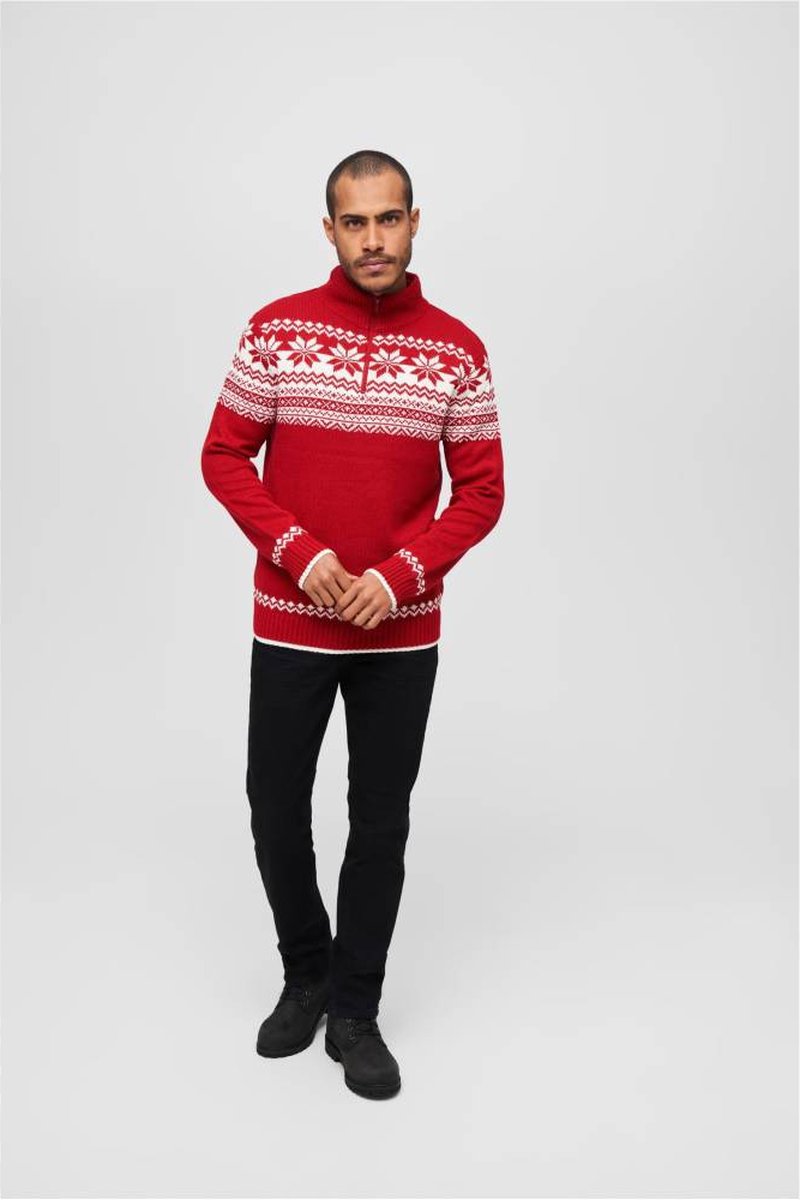 Brandit Troyer Norweger Sweater/trui 4XL Rood