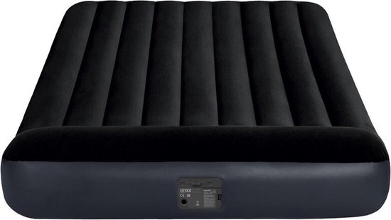 MATELAS AIRBED 2 PLACES INTEX AVEC GONFLEUR INTEGRE pas cher en vente