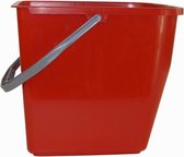 Synx Tools Bucket Red - Chariot à vadrouille - Articles de nettoyage/nettoyage - Seaux à rouleaux - 25 litres