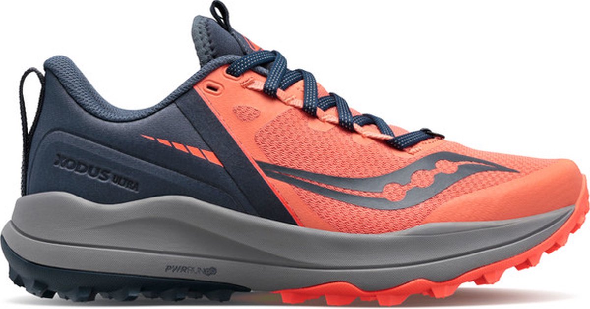 Saucony Xodus Ultra Dames Sportschoenen Hardlopen Trail Grijs