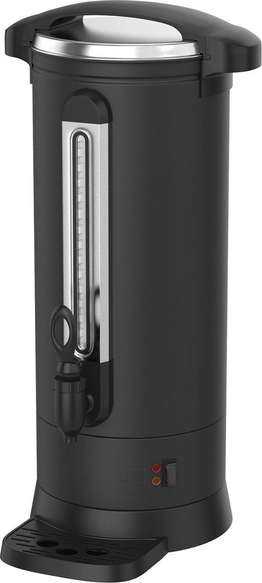 Koffie Percolator 18 Liter Zwart Pro Dubbelwandig Promoline