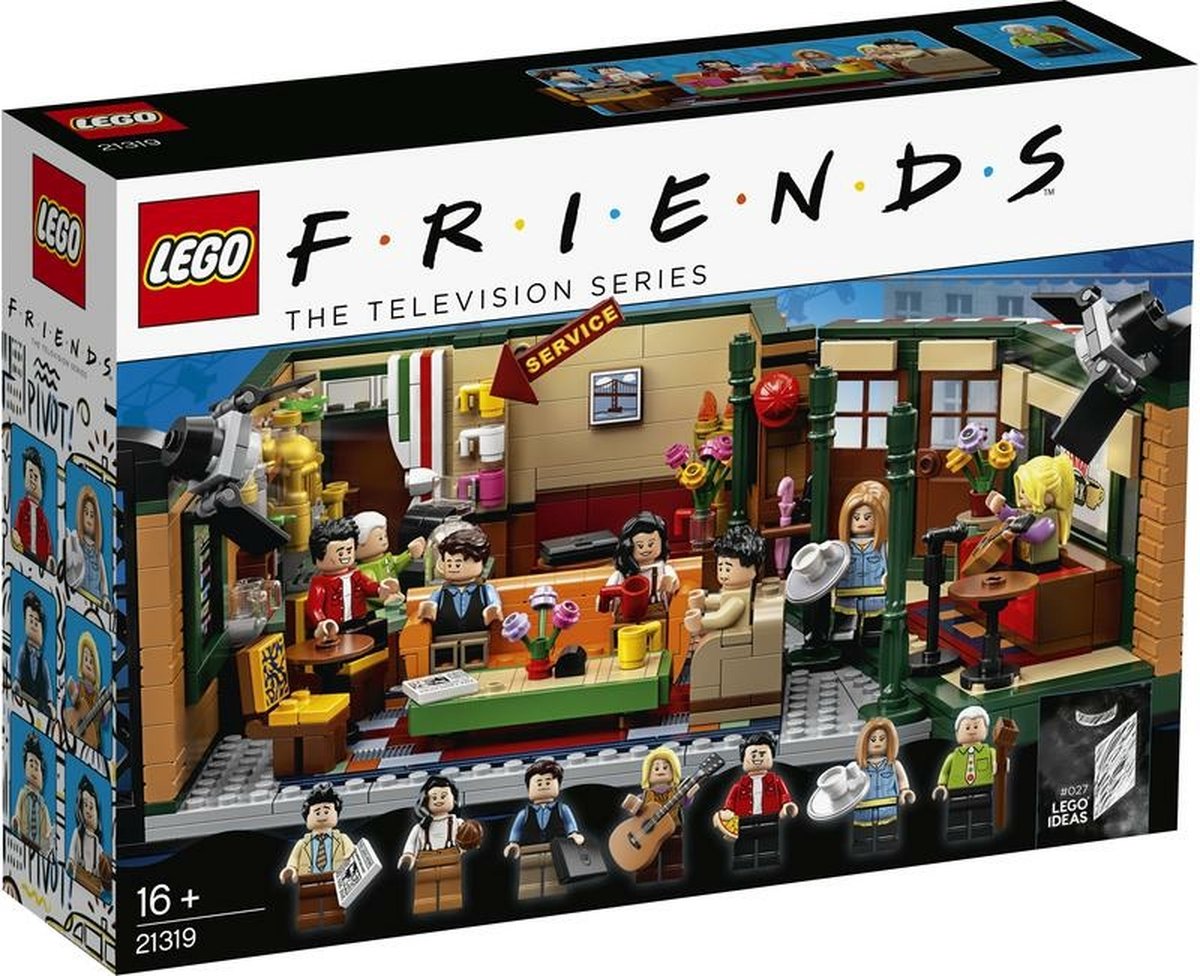 Moeras Baffle schuintrekken LEGO Ideas Friends Central Perk - 21319 | bol.com