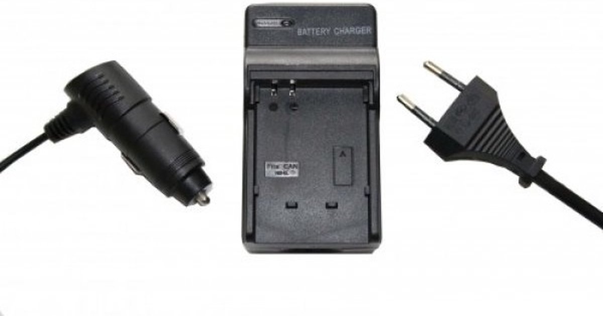 VHBW Camera accu snellader compatibel met Canon BP-709, BP-718, BP-727 en BP-745 accu's