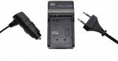 VHBW Camera accu snellader compatibel met Canon BP-709, BP-718, BP-727 en BP-745 accu's