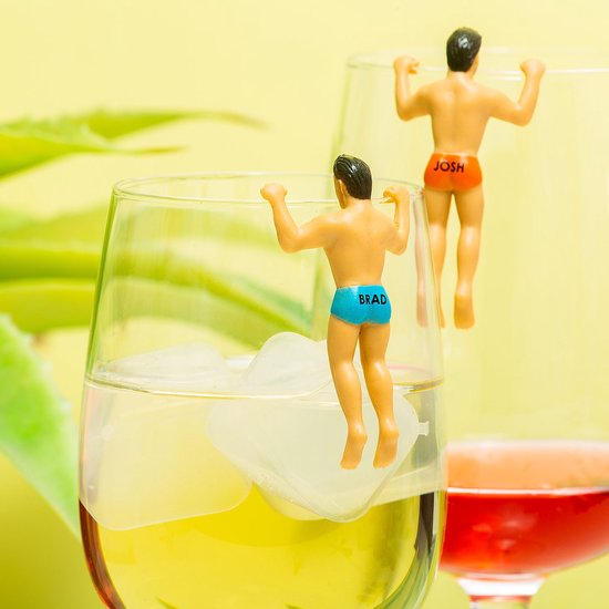Marqueurs pour verre Drinking Buddies de NPW London (lot de 6) - Homme |  bol.com