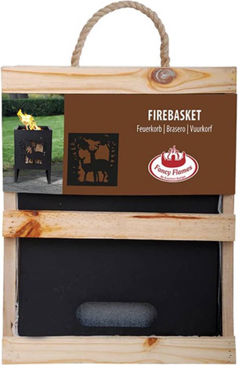 Esschert Design Square Fire Basket Herten