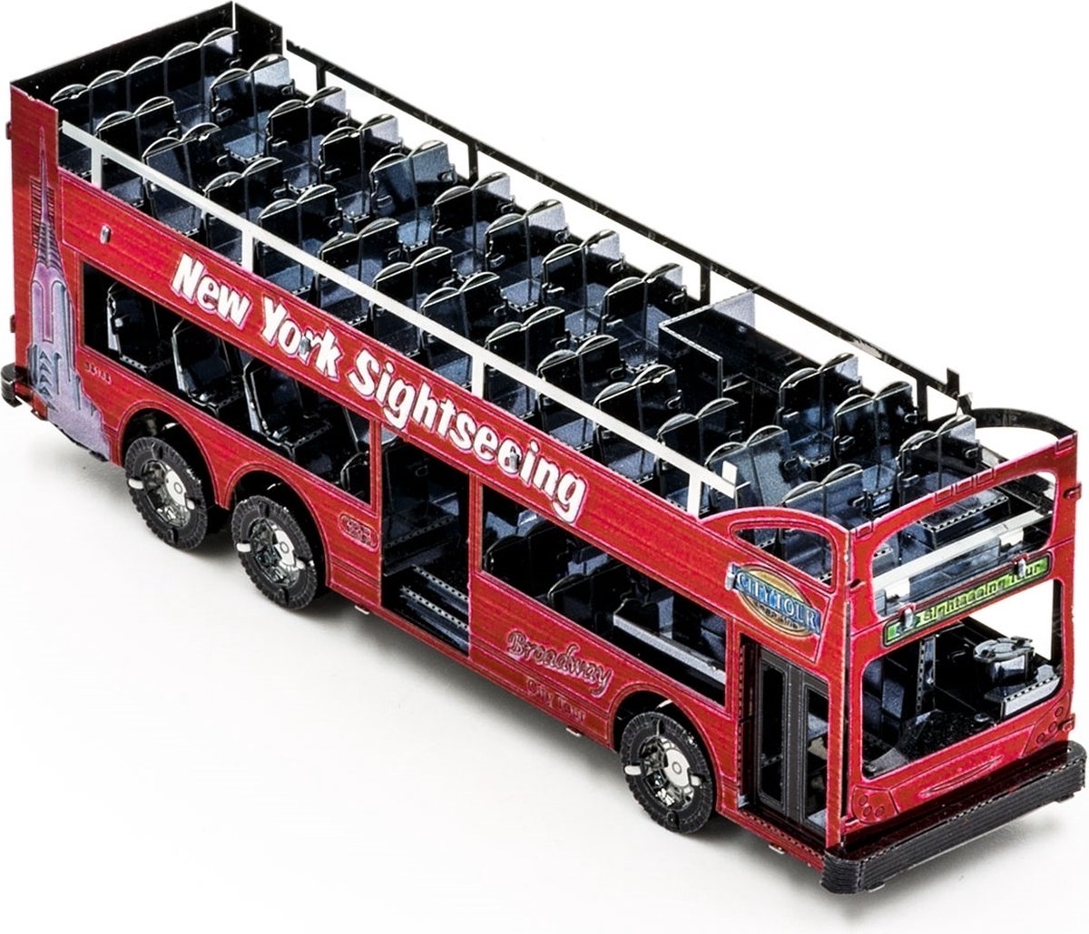 Metal Earth Big Apple Tour Bus Modelbouwset — afbeelding 3