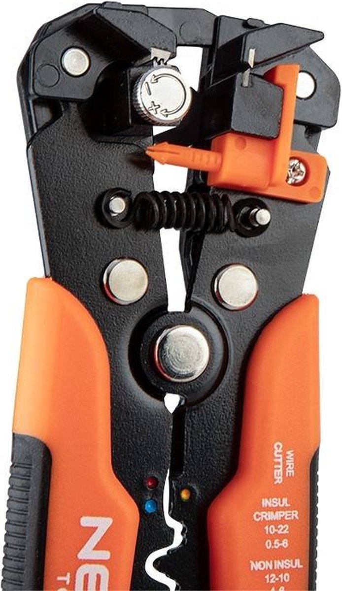 NEO Serie - Automatische Isolatiestriptang - 200mm - Ergonomische Handgreep - Cr12moV Staal van Merkloos — afbeelding 2