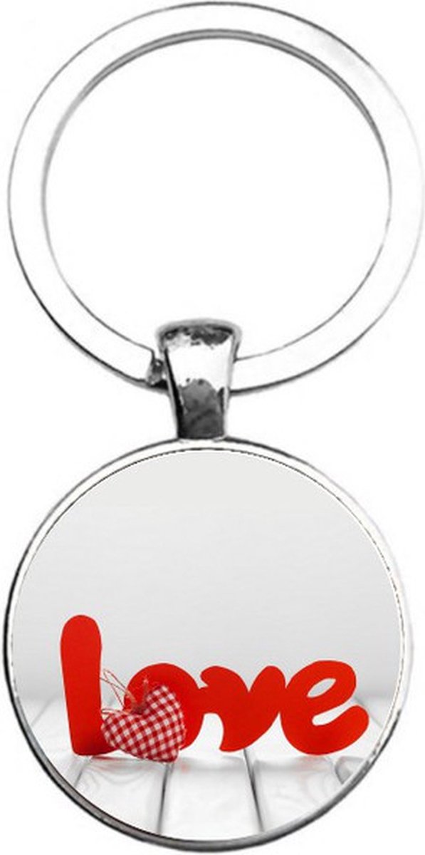 Sleutelhanger Glas - Love
