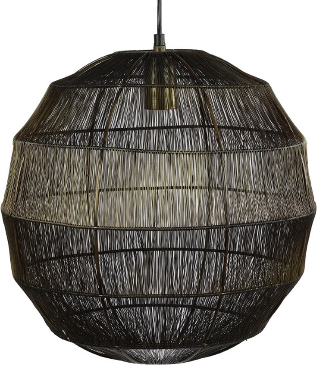 Hanglamp landelijk - Hanglamp modern - Hanglamp zwart Ø40 cm