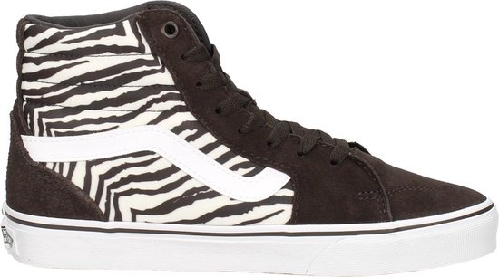 Vans WM Filmore Hi Sneakers Hoog - donkerbruin - Maat 38