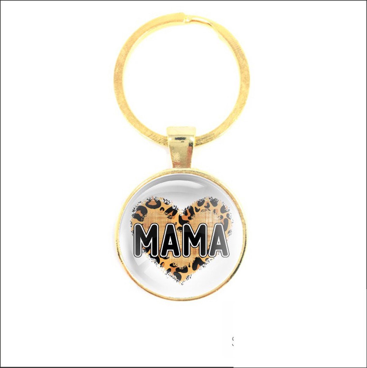 Sleutelhanger Glas - Mama