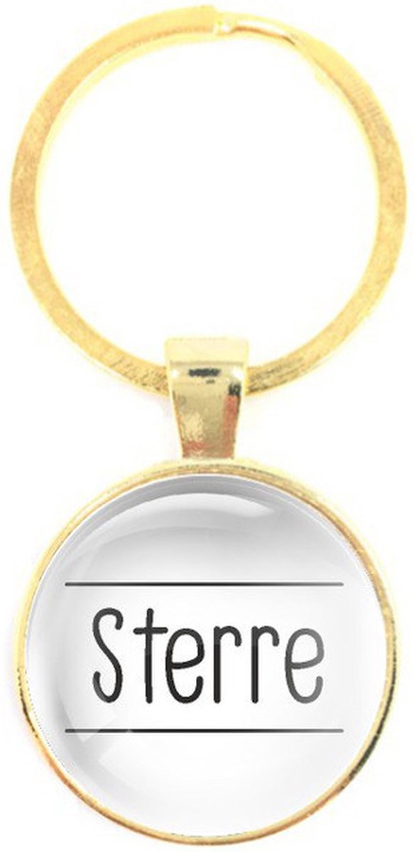 Sleutelhanger Glas - Sterre