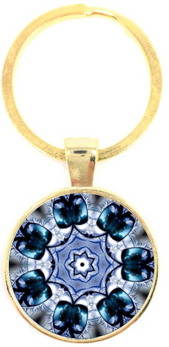 Sleutelhanger Glas - Mandala