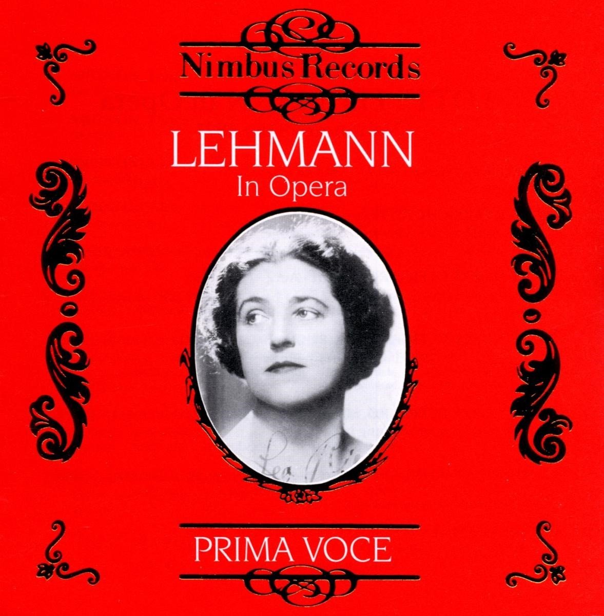 Lotte Lehmann - In Opera (Vol 1 1916-1921) (CD)